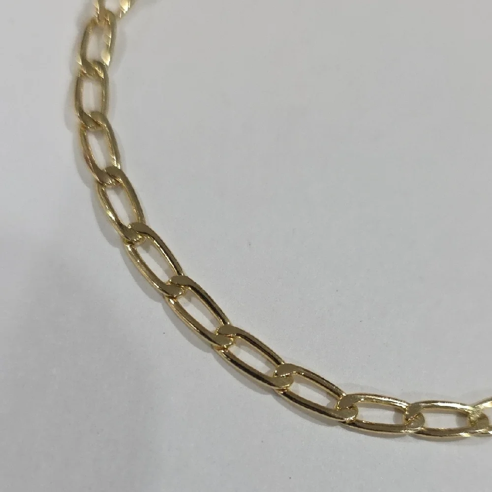 Gold Link Chain Anklet – Classic Elegant Women’s Fashion Ankle Bracelet Jewelry - Picture 4 of 8